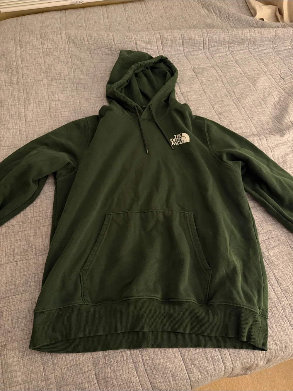 The North Face Men's Dark Green Crewneck Hoodie